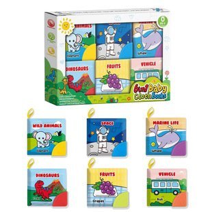 6in1 baby cloth books